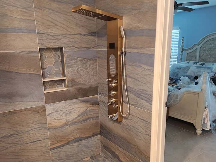 Clogged garbage disposal out line.